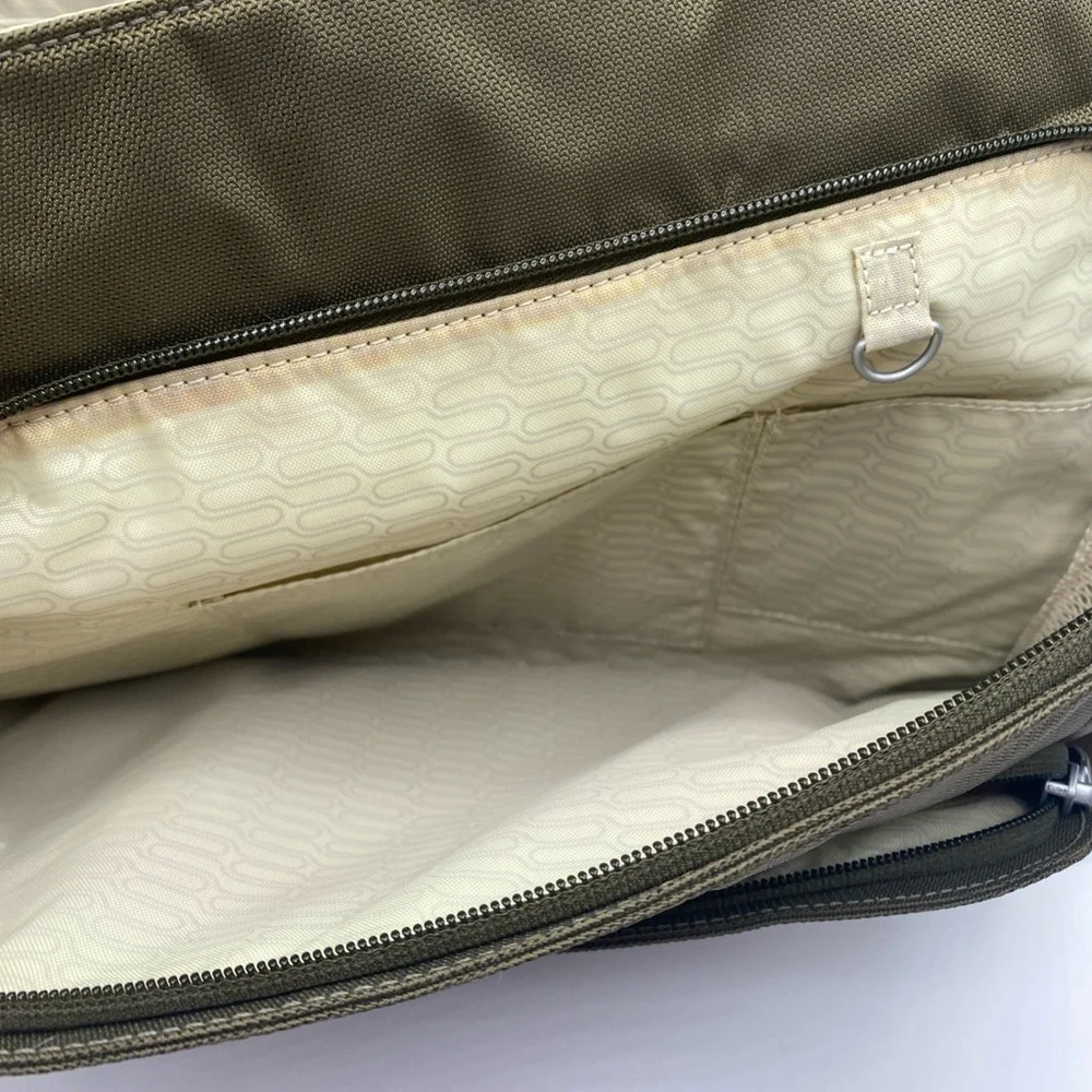 TUMI T-Tech Army Green Nylon Multi Pockets Laptop Bag